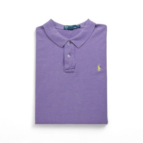 Reconditionné - Polo Manches Courtes Homme Violet - Taille Xl - Homme - Violet