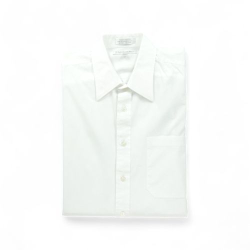 Reconditionné - Chemise Classique Homme Uni Blanc - Taille M - Homme - Blanc