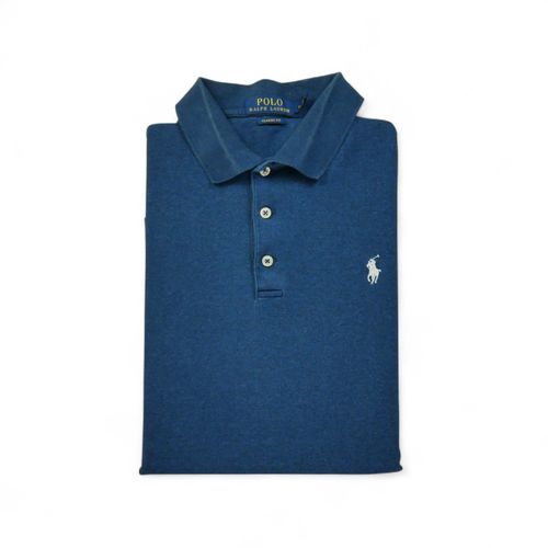Reconditionné - Polo Manches Courtes Homme Classic Fit - Taille M - Homme - Bleu