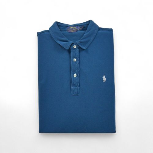 Reconditionné - Polo Manches Courtes Homme Bleu - Taille 2xl - Homme - Bleu