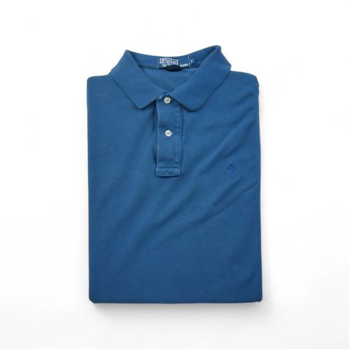 Reconditionné - Polo Manches Courtes Homme Bleu - Taille L - Homme - Bleu