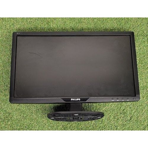 Philips V-line 221V2AB - Écran LCD - 21.5" - 1920 x 1080 Full HD (1080p) @ 60 Hz - 250 cd/m² - 5 ms - DVI-D, VGA - haut-parleurs - noir