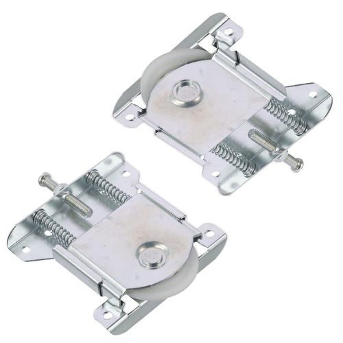 meimieshop-2 Pièces Roulette Porte Coulissante Placard,Roulette De Coulissante,Meubles Roues Coulissante,Roulette Placard,Roues Rouleaux En Alliage De Fer En Nylon,Pour Armoires,Fenêtres,Portes Coulissantes