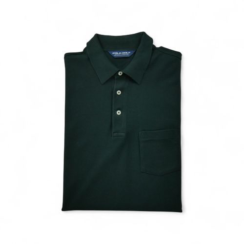 Reconditionné - Polo Manches Courtes Homme Golf Noir - Taille L - Homme - Noir