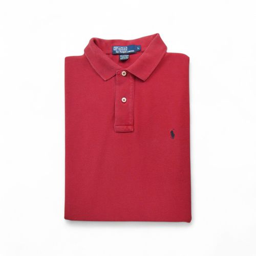 Reconditionné - Polo Manches Courtes Homme Rouge - Taille L - Homme - Rouge