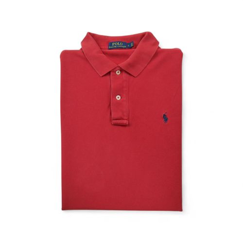 Reconditionné - Polo Manches Courtes Homme Rouge - Taille L - Homme - Rouge