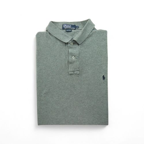 Reconditionné - Polo Manches Courtes Homme Slim Fit - Taille Xl - Homme - Gris