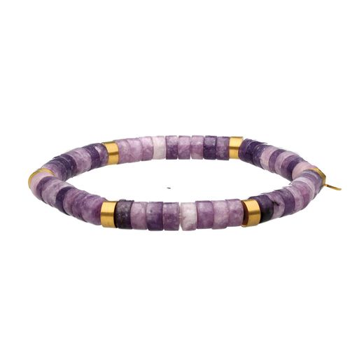 Bracelet Chakra Perles Heishi Améthyste