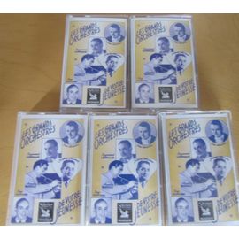 Lot De 5 Cassettes Audio "Les Grands Orchestres De Votre Jeunesse"