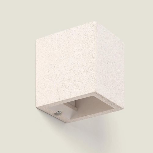 Applique Murale Béton Éclairage Double Face Batam Beige