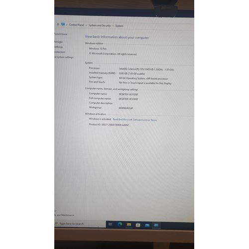 NiPoGi Mini PC AK1 Intel Celeron J3455 - Ram 8 Go - SSD 256 Go