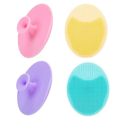 Brosse nettoyante visage en silicone souple, exfoliante, anti-acné, anti-croûte de lait, pour un nettoyage en profondeur de la peau, C, 6054