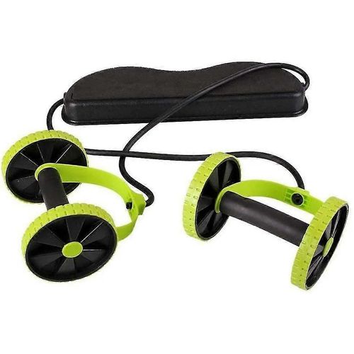 Corde De Traction Abdominale, Double Rouleau, Appareil De Traction Pour Exercices De Musculation, Double Roue, Appareil De Musculation Pour Les Abdominaux, Appareil Pour Les Bras, L, 242