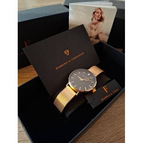 Montre Femme Avec Diamant, Marque Isabella Ford