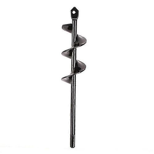 Foret hélicoïdal, foret de jardin, tarière pour plantes de jardin, perceuse à tête hexagonale, ensemble 2 en 1 (22 cm)