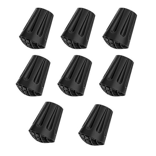 Lot De 8 Bâtons De Randonnée, Cannes De Randonnée, Accessoires Généraux, Béquilles D'extérieur À Bout Pointu, Couvre-Pieds Antidérapants, Tête En Caoutchouc