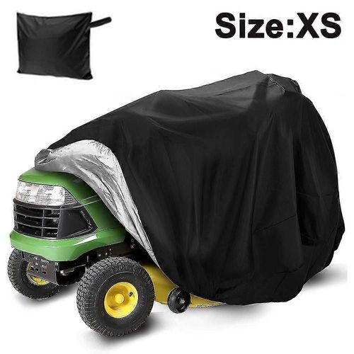 Housse de protection pour tondeuse à gazon et tracteur, compatible avec les modèles jusqu'à 54 pouces, housse de rangement robuste en polyester Oxford 210D, protection UV, ajustement universel avec cordon de serrage.