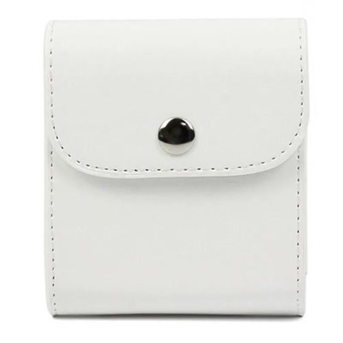 Sac Photo pour Fujifilm Instax Mini 9, étui en cuir SQ10 SQ6 SQ20, pochette à boutons rétro, étuis Photo pour Instax Mini 8-Blanc