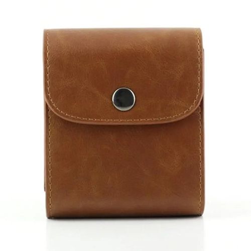 Sac Photo pour Fujifilm Instax Mini 9, étui en cuir SQ10 SQ6 SQ20, pochette à boutons rétro, étuis Photo pour Instax Mini 8-brown