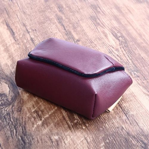 Sac pour appareil photo en cuir PU, housse souple pour Fujifilm X100F X100T X100S X10S X70 Leica DUXL X X2 Canon G7X II G7XIII G5XII-Rouge