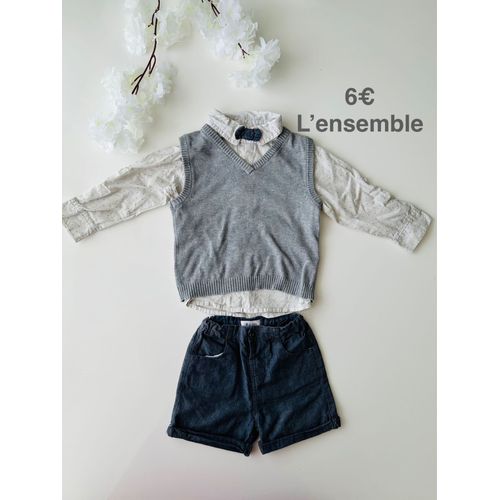 Ensemble 3 Pièces La Redoute Bébé Garçon 2 Ans