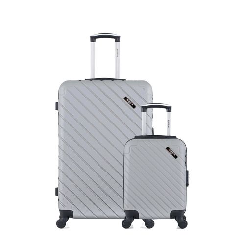 BLUESTAR - Lot de 2 Valise grand format et valise cabine XXS CITE -