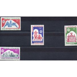 Centrafrique Timbres Les Anciens Moyens De Communication 1965