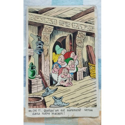 Blanche Neige Et Les 7 Nains - Carte Postale Ancienne Non Écrite Non Affranchie - Numéro 6 - Oh !!! Quelqu Un Est Sûrement Venu Dans Notre Maison ! Éditions E Sepheriades Paris