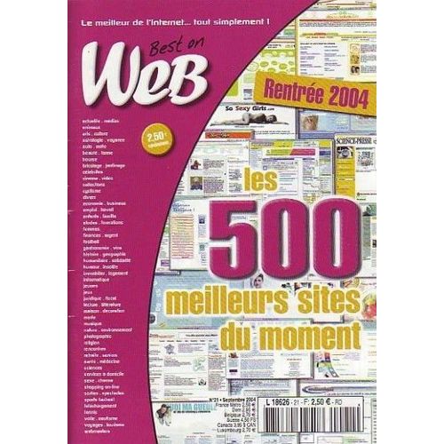 Best On Web N° 21 - Rentrée 2004 Les 500 Meilleurs Sites Du Moment