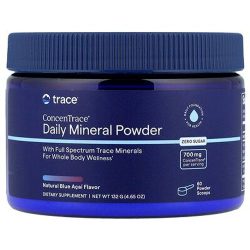 Trace, Poudre Minérale Quotidienne Concentrace®, Açaï Bleu Naturel, 132 G 