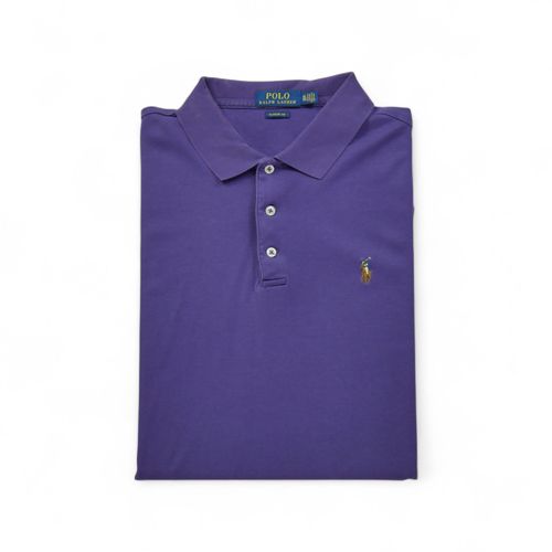 Reconditionné - Polo Manches Courtes Homme Classic Fit - Taille Xl - Homme - Violet