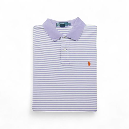 Reconditionné - Polo Manches Courtes Homme Violet - Taille L - Homme - Violet