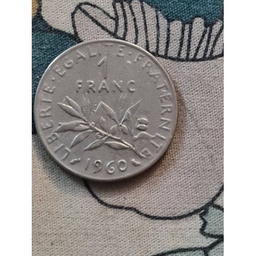 1 Francs La Semeuse Année 1960
