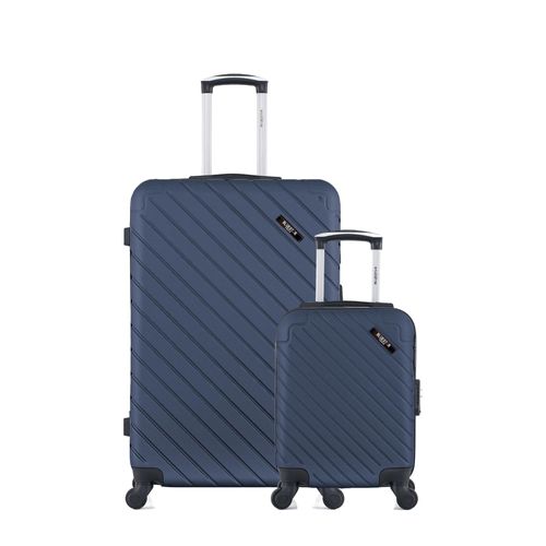 BLUESTAR - Lot de 2 Valise grand format et valise cabine XXS CITE -