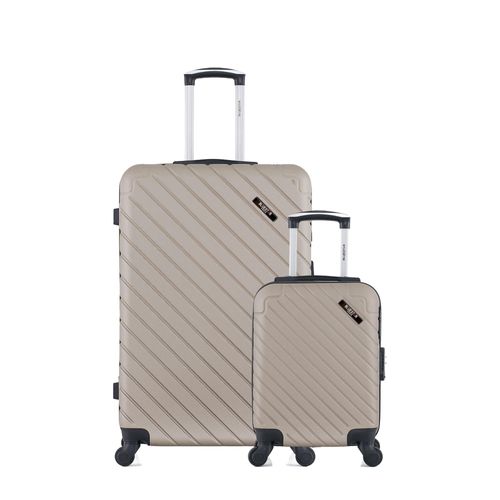 BLUESTAR - Lot de 2 Valise grand format et valise cabine XXS CITE -