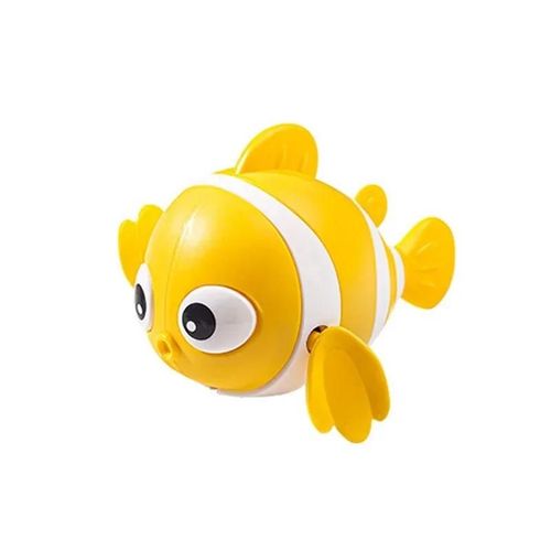 Jouets De Bain Mignon Clown De Natation Poisson Jouet De Bain Pour Les Tout-Petits Flottant Jouets À Remonter Pour Garçon Fille Nouveau-Né Bébé Baignoire Jouets Pour Tout-Petits--Yellow