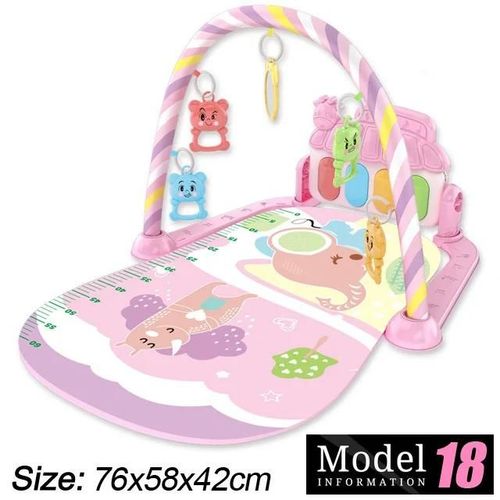 Support À Musique Pour Bébé De 0 À 36 Mois, Jouet D'éducation Précoce, Cadeaux Pour Nouveau-Né, Clavier De Piano, Couverture Rampante Pour Bébé, Tapis De Jeu À Pédale--1pcs