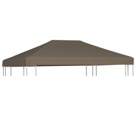 Prolenta Premium - Toile Supérieure De Gazebo 310 G/M² 3x3 M Taupe