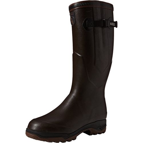 Aigle - Parcours 2 Iso - Bottes En Caoutchouc Taille 45, Noir/Gris