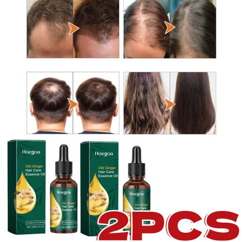 2pcs Huile Essentielle Pour Cheveux, Réparateur Souple, Fort Et Épais Cheveux Fins 