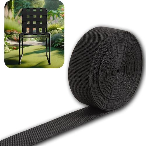 Lbgwp60-Sangle Élastique Pour Meubles Extérieurs Pour Cha S De Jardin, Cha S De Plage, Fauteuils, Balançoire, Canapés, Salon, Tapisserie - 10 Mètres - Bande De Traction Pour Sièges Dossier - 50 Mm -