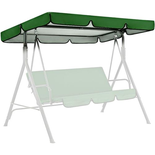Lbgwp60-Housse De Toit Universelle Pour Balancelle De Jardin 3 Places - Imperméable Et Anti-Uv - 249 X 185 Cm - Toit De Rechange Pour Balancelle (Vert)