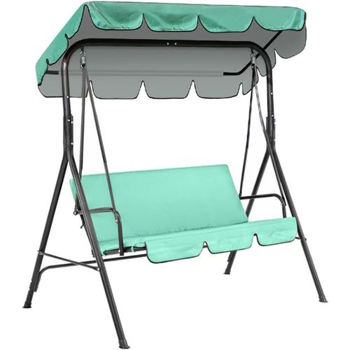Lbgwp60-Housse De Toit Pour Balancelle Hollywoodienne - 210 X 145 Cm - Oxford 420d - 2 À 3 Places - Protection Uv - Toit De Rechange Imperméable - Bâche De Toit Pour Balancelle Hollywood - Vert