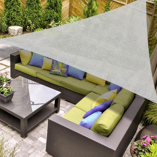Lbgwp60-Voile D'ombrage, Imperméable Toile Ombrage, Voile D'ombrage Des Uv, Triangles 4x4x4m, Résistant 98% Protection Rayons Uv Pour En Plein Air, Jardin & Terrasse, Idéal Pour Ombrager Et Protéger