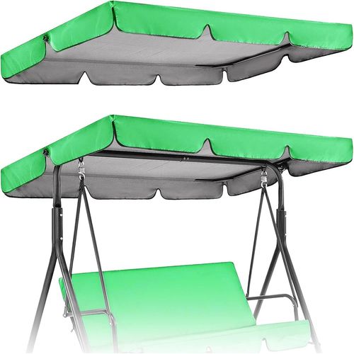 Lbgwp60-Toit De Rechange Pour Balancelle De Jardin,Imperméable Canopée Pour Balancelle,Toit De Rechange Pour Balancelle Extérieur Anti-Uv,Toile De Balancelle De Jardin 3 Places Imperméable