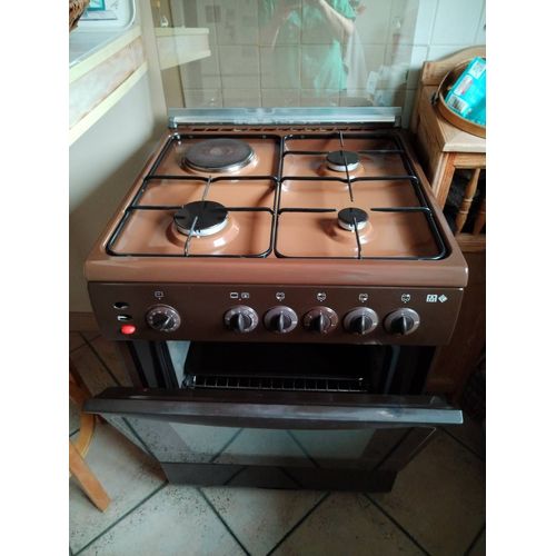 Cuisinière FAR mixte à gaz et 1 plaque électrique - Four électrique