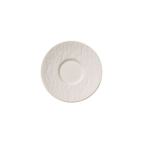 Villeroy & Boch - Manufacture Rock Blanc Soucoupe Tasse Moka  - Blanc