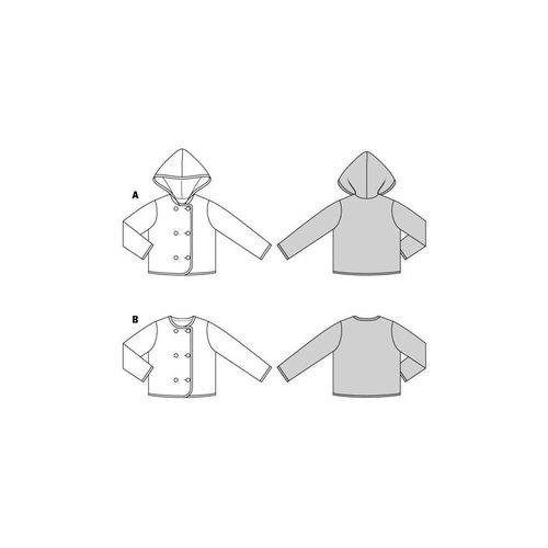 Patron Burda 9236-Veste