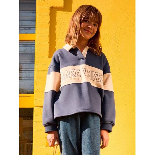 Iconic Waves - Sweat En Blocs De Couleurs Pour Fille 4-16 - Bleu -