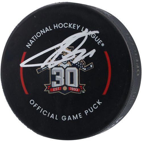 Rondelle De Match Officielle Autographiée Par Sergei Bobrovsky Des Panthers De La Floride